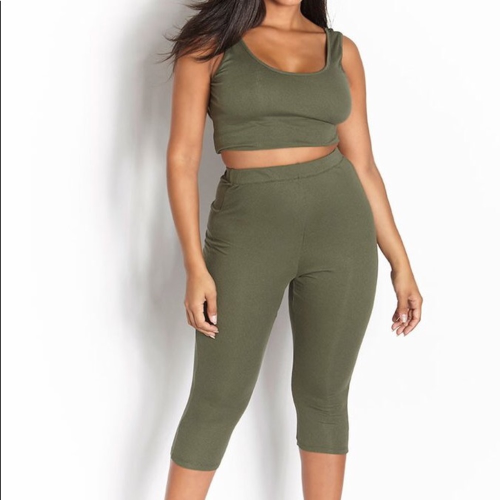 Rebdolls two piece olive set